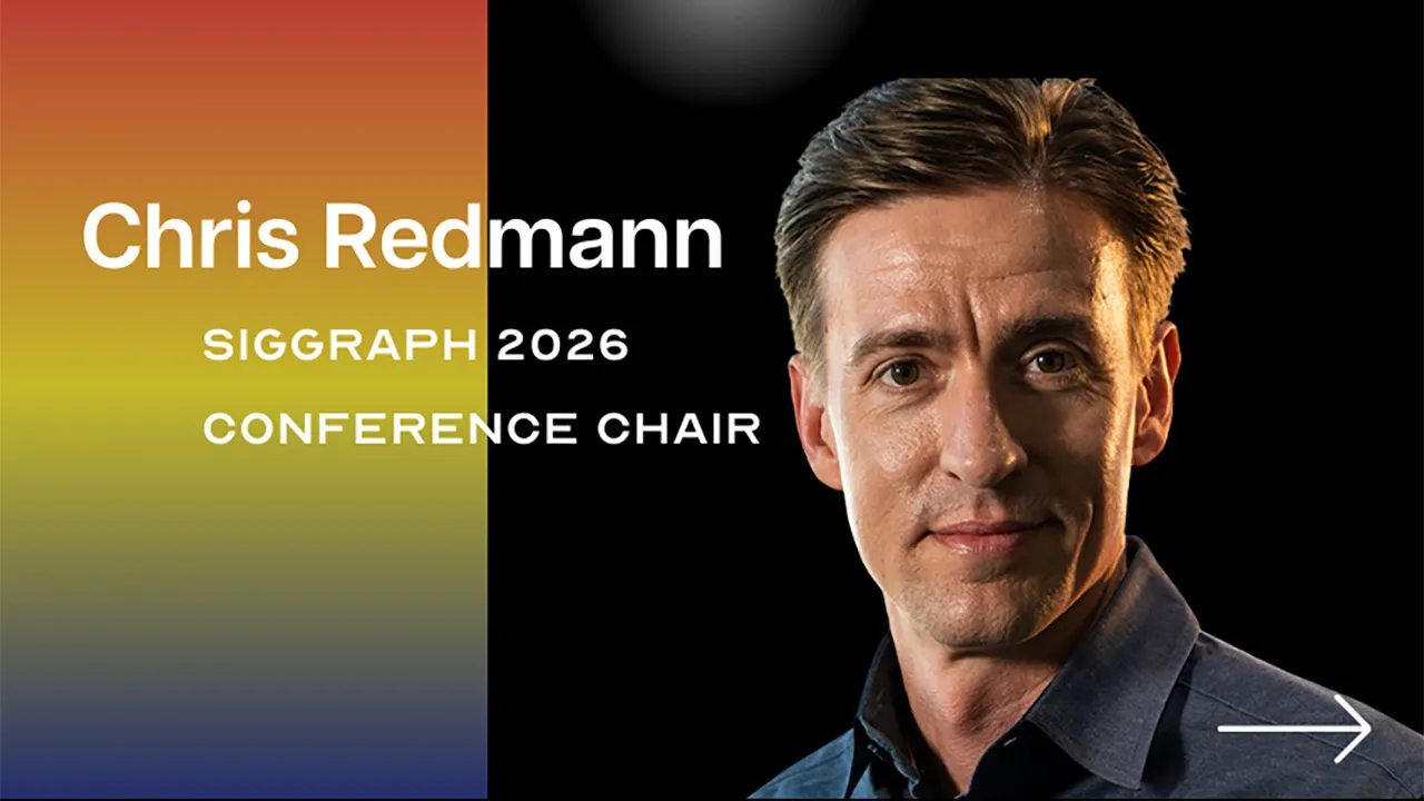 Headshot of Chris Redman on a dark background
