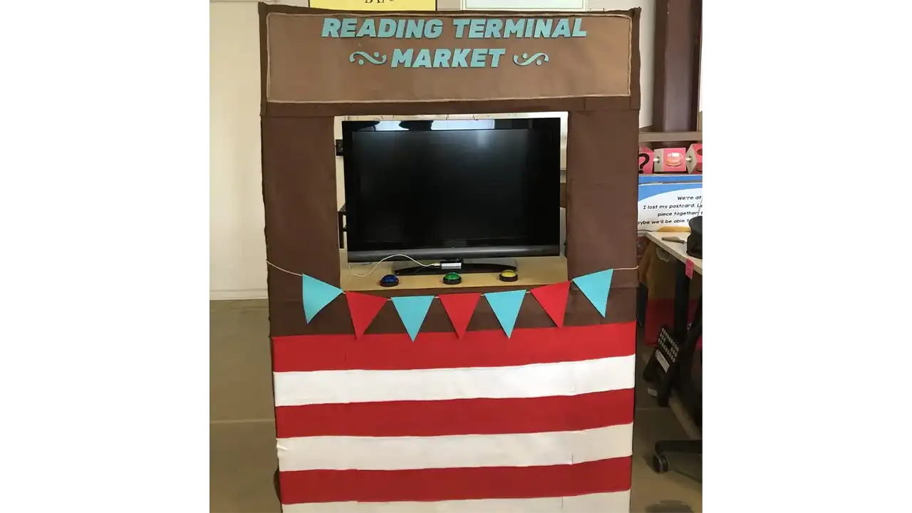 Physical stand for the Reading Terminal Market booth.