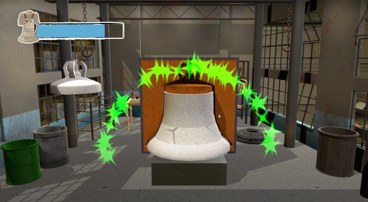 3D model of the Liberty Bell.