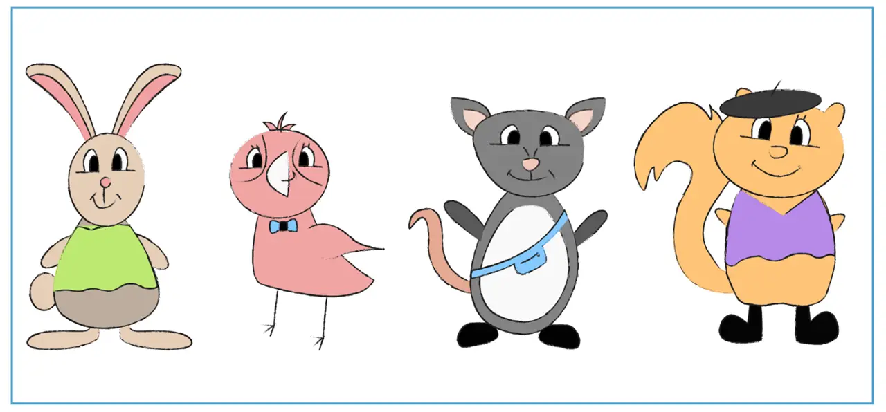 Next Stop Phiadelphia mascot designs.