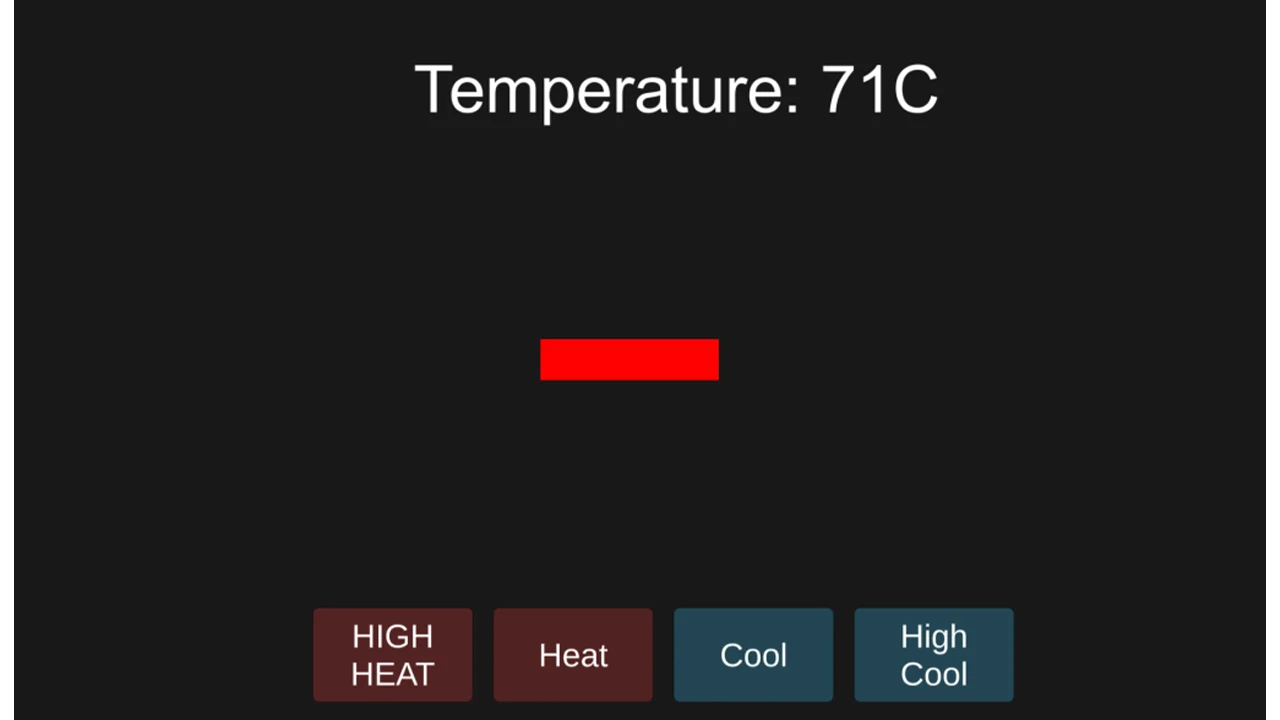 Low-fidelity version of the second Liberty Bell temperature balancing game.