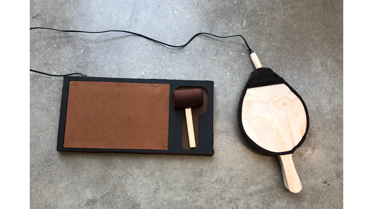 Controller for both Liberty Bell games.