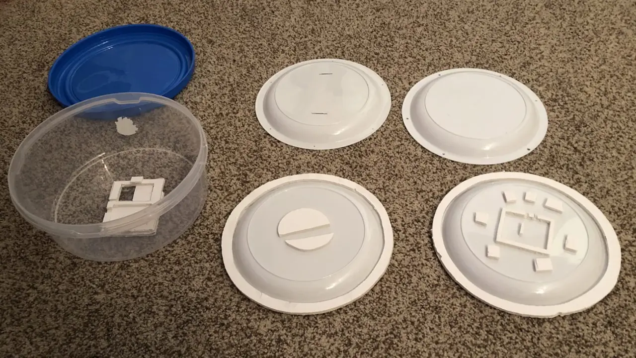 Low-fidelity version of Chinatown game controllers.