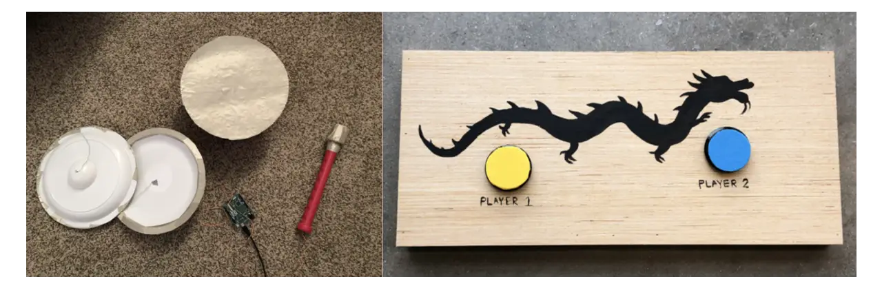 Mid-fidelity version of Chinatown game controllers.