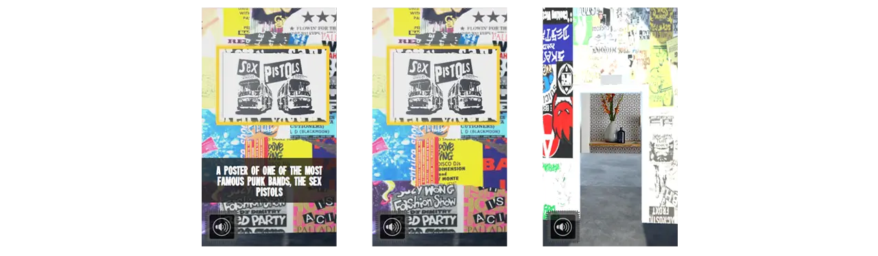 Object being narrated as user taps on them.