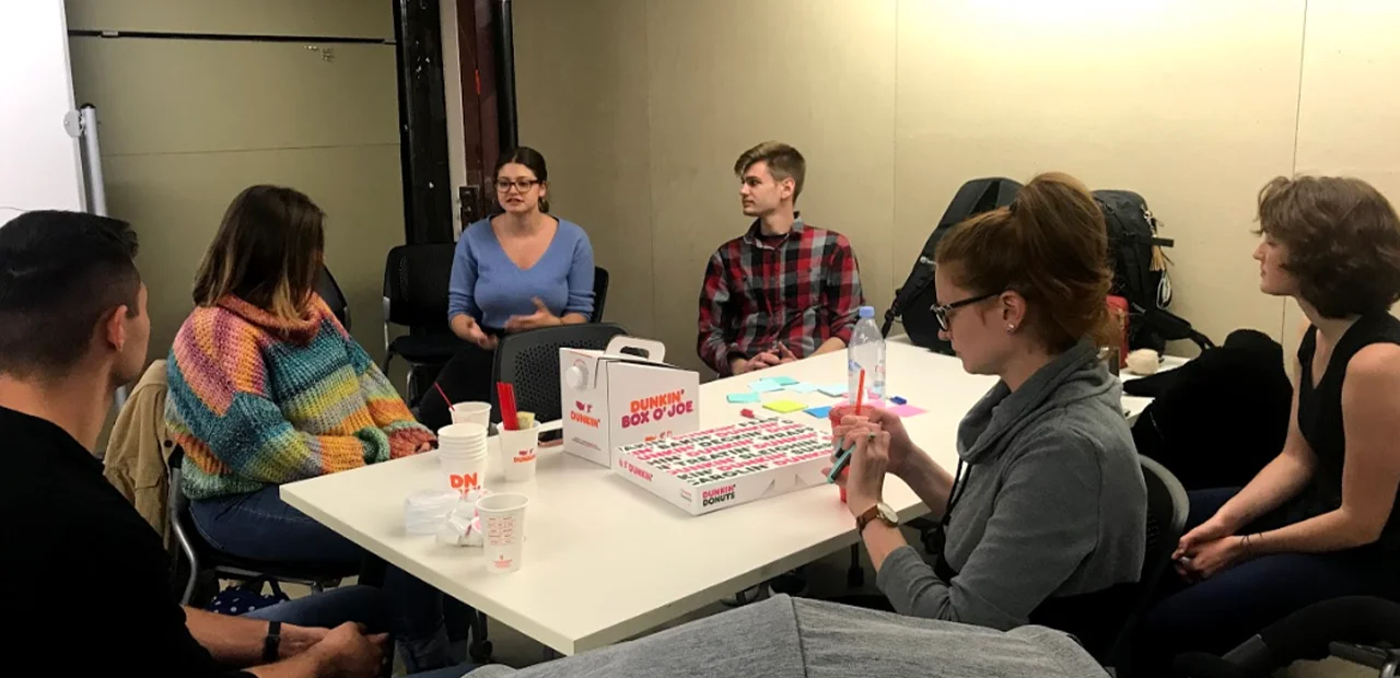 Boldly team meeting.