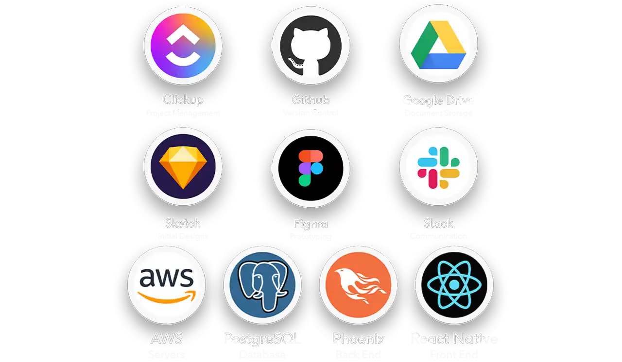 Programs and tools Boldly team used to create the Boldly app.