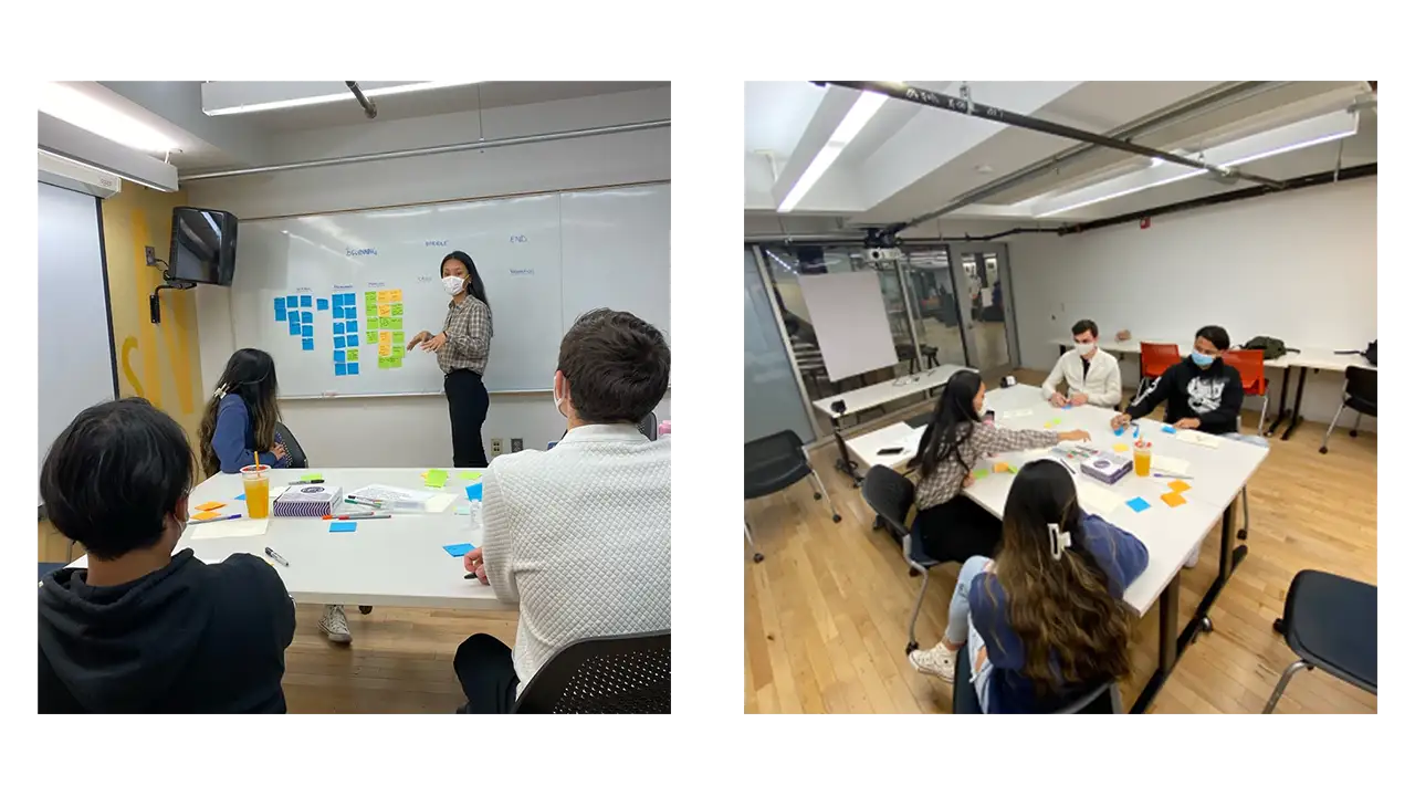 Participartory design session with potential users.