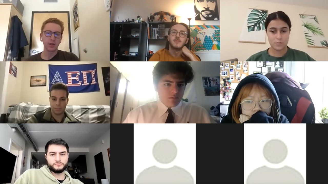 Orbital team conducting zoom interview.