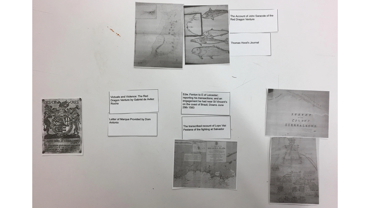 Scans of archived materials used as references.