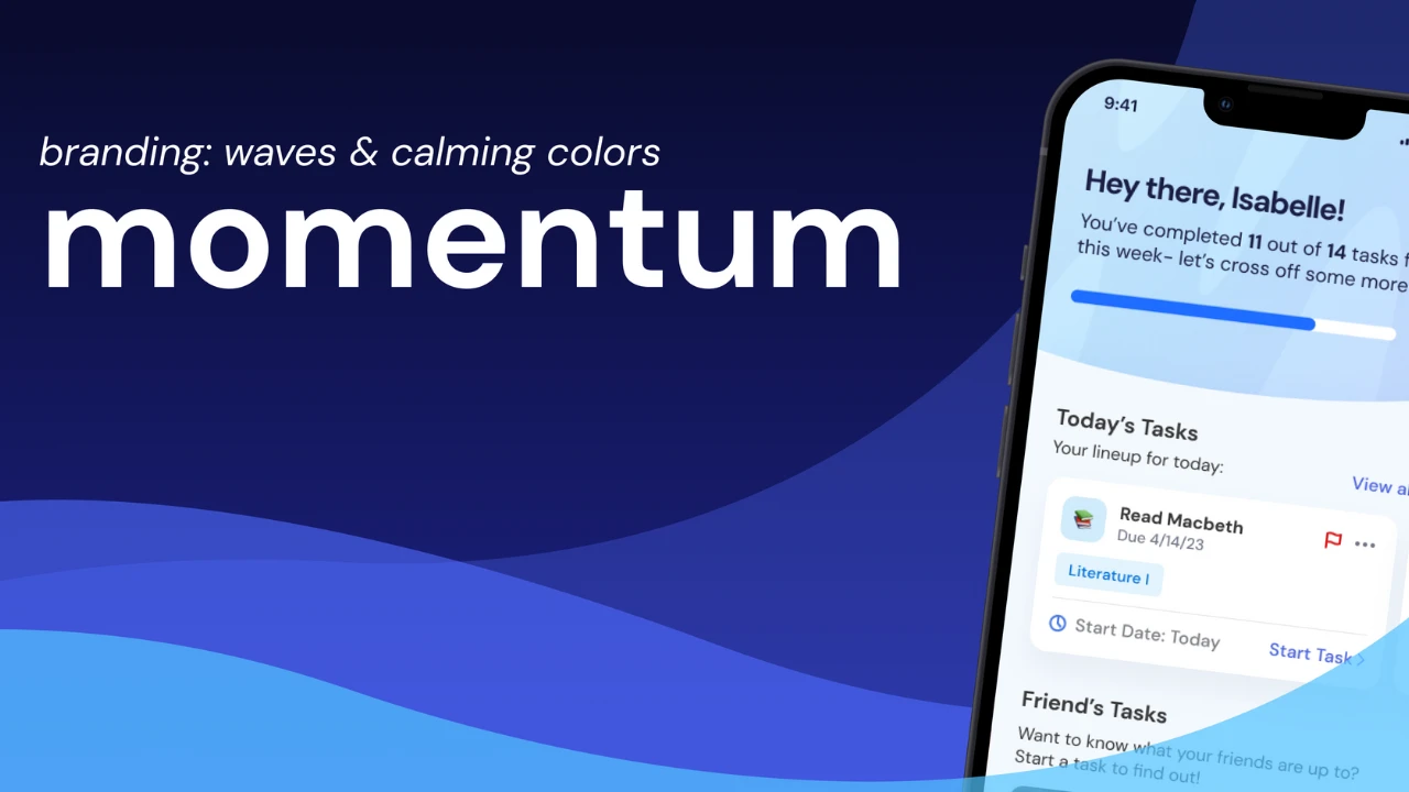 momentum title card