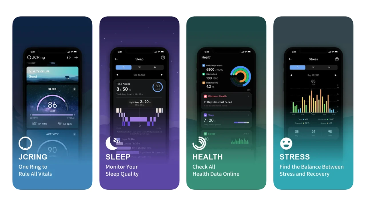 MoodSense app UI displays