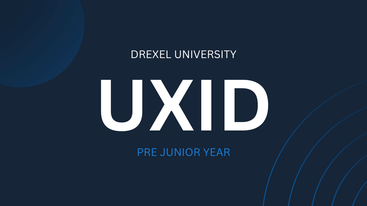 UXID Pre Junior title card